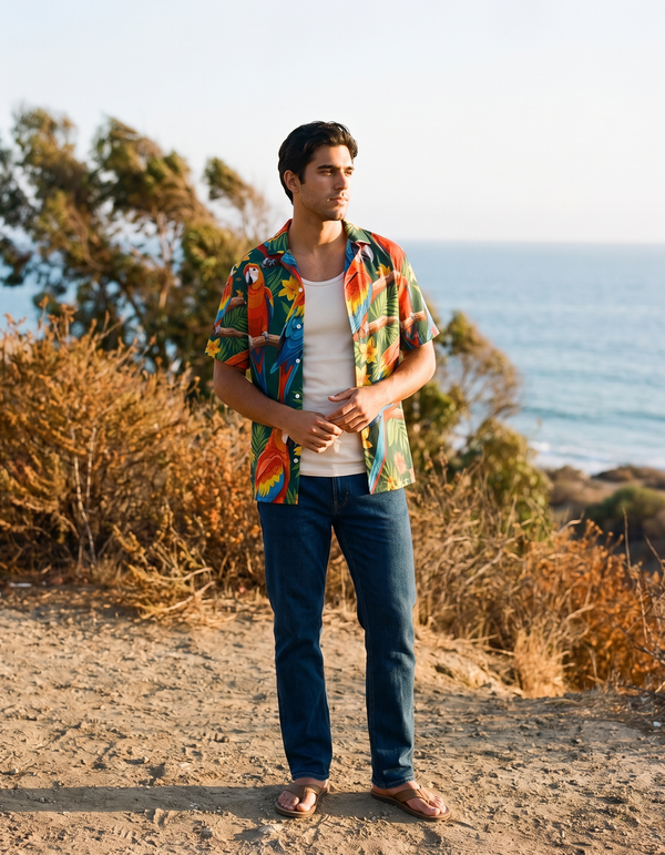 Hawaiian Shirts + Tank Top