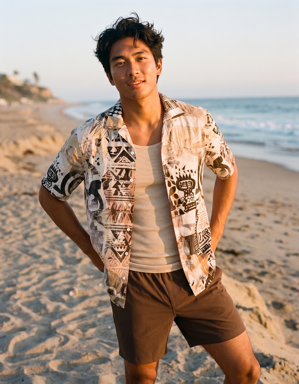 Hawaiian Shirts + Swim Trunks