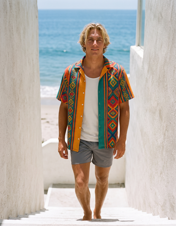 Hawaiian Shirts + Swim Trunks + Tank Top