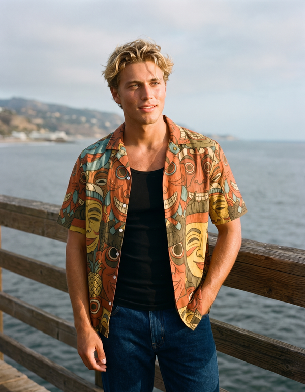 Hawaiian Shirts + Tank Top