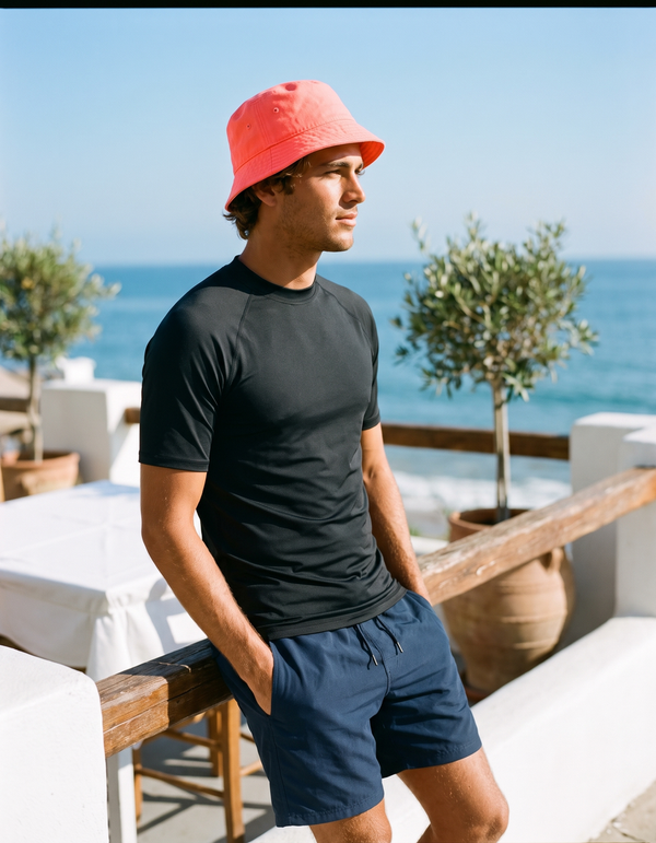 Bucket Hat + Short Sleeve Rashguard