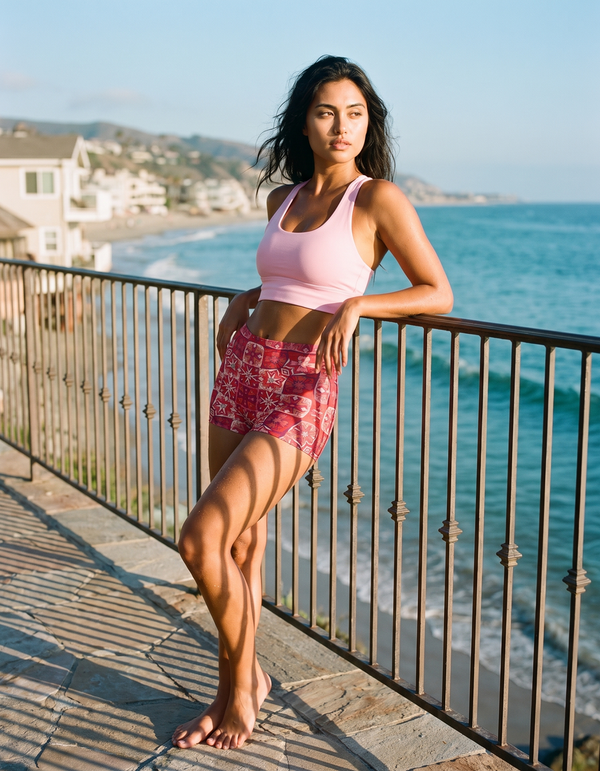 Swim/Gym Sports Bra + Shorts
