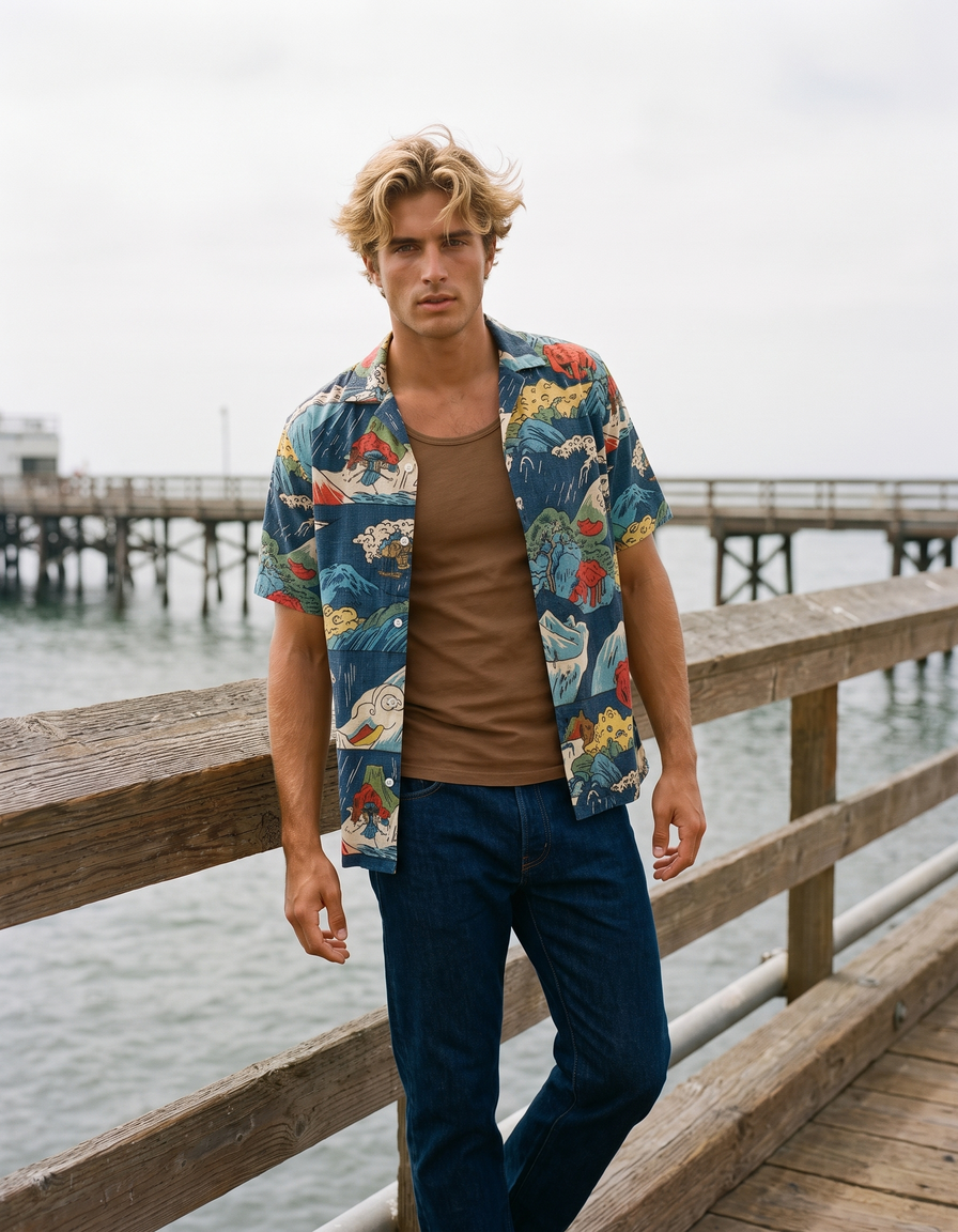 Hawaiian Shirts + Tank Top — view 1 of 5