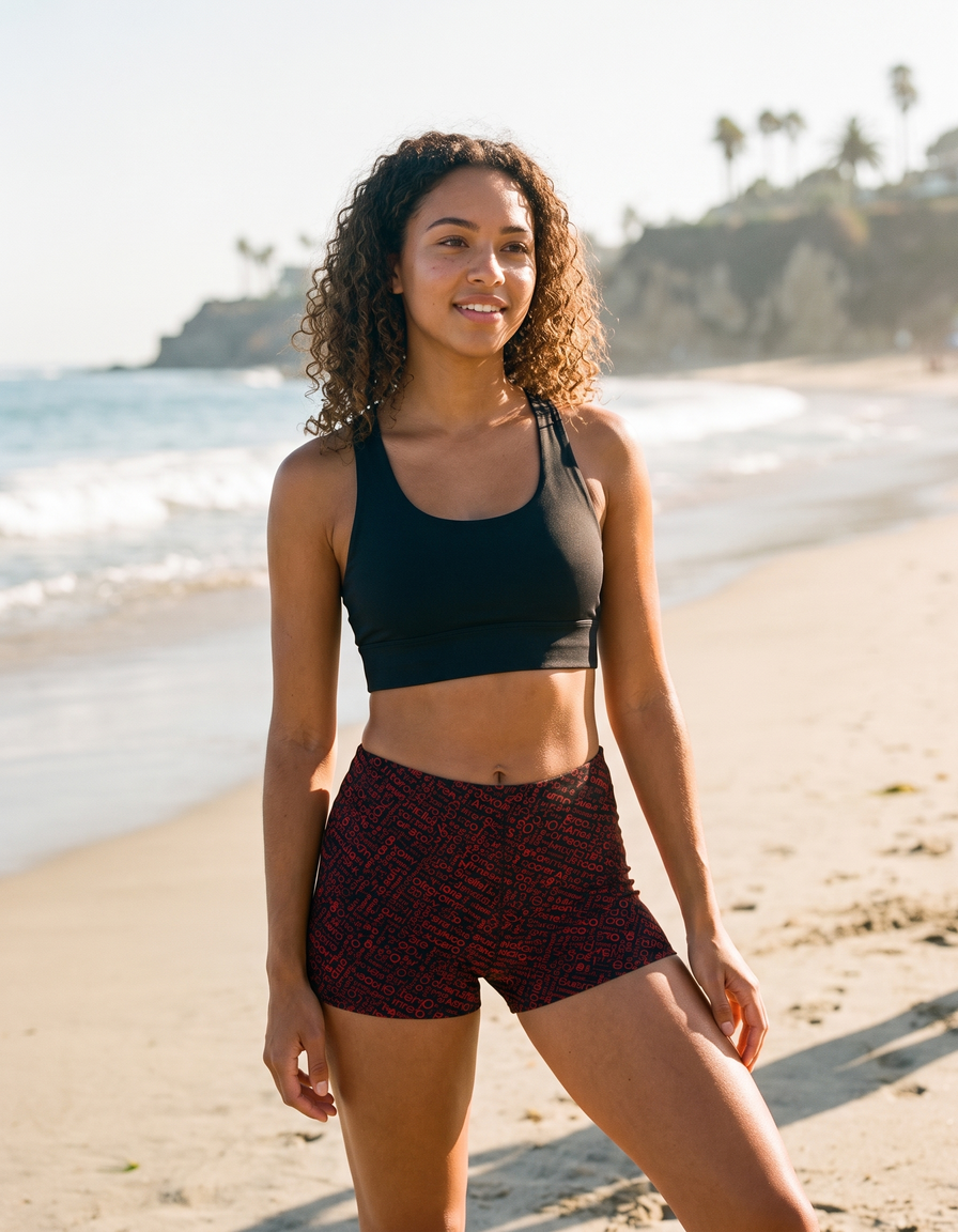 Swim/Gym Sports Bra + Shorts — view 1 of 4