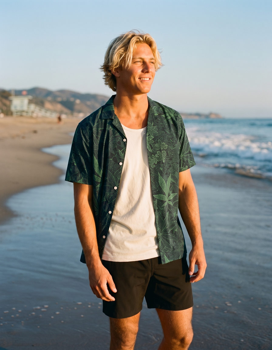 Hawaiian Shirts + Swim Trunks + Tank Top — view 1 of 7