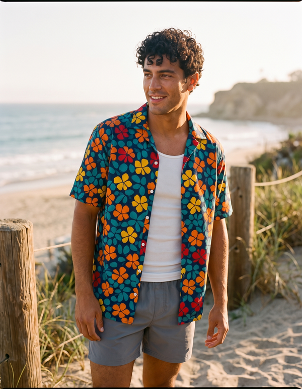Hawaiian Shirts + Swim Trunks