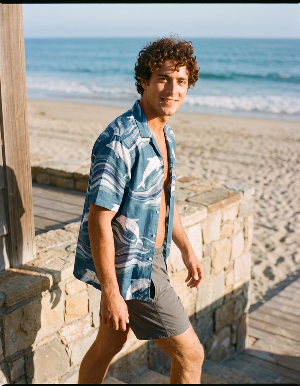 Hawaiian Shirts + Swim Trunks
