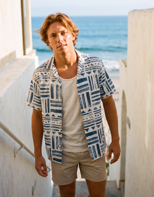 Hawaiian Shirts + Swim Trunks + Tank Top