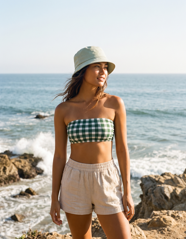 Bikini Top + Bucket Hat