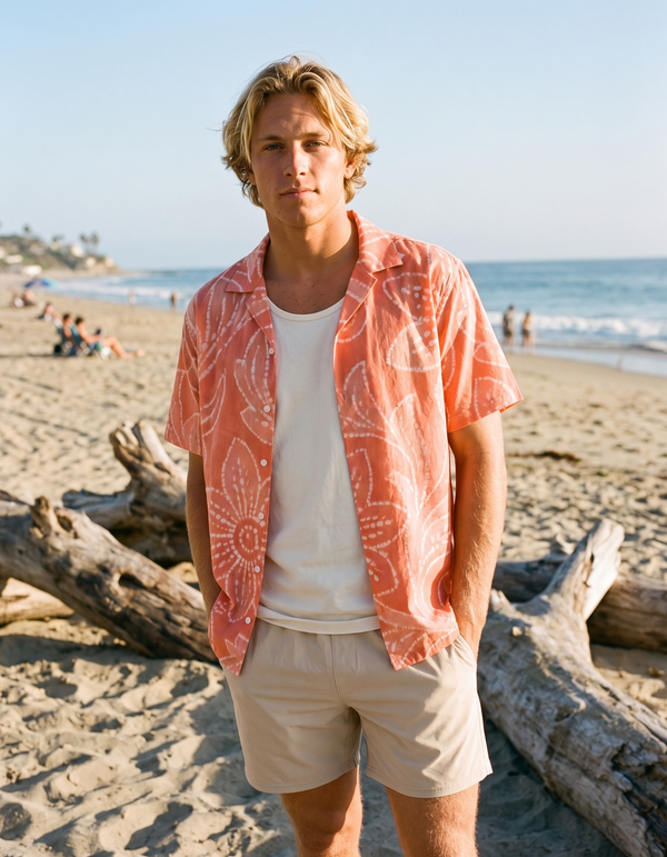 Hawaiian Shirts + Swim Trunks + Tank Top