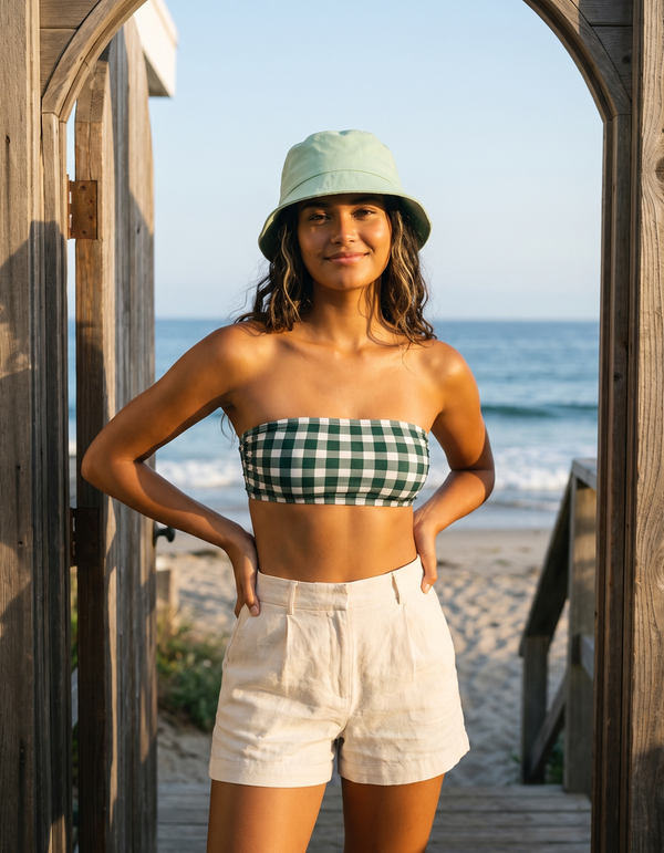 Bikini Top + Bucket Hat