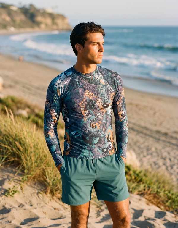 Rashguard + Swim Trunks