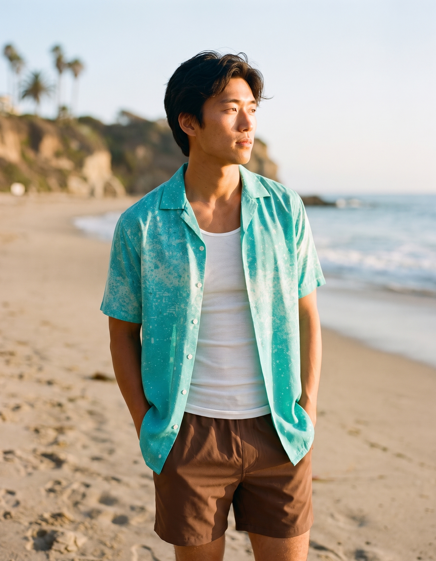 Hawaiian Shirts + Swim Trunks + Tank Top — view 1 of 7