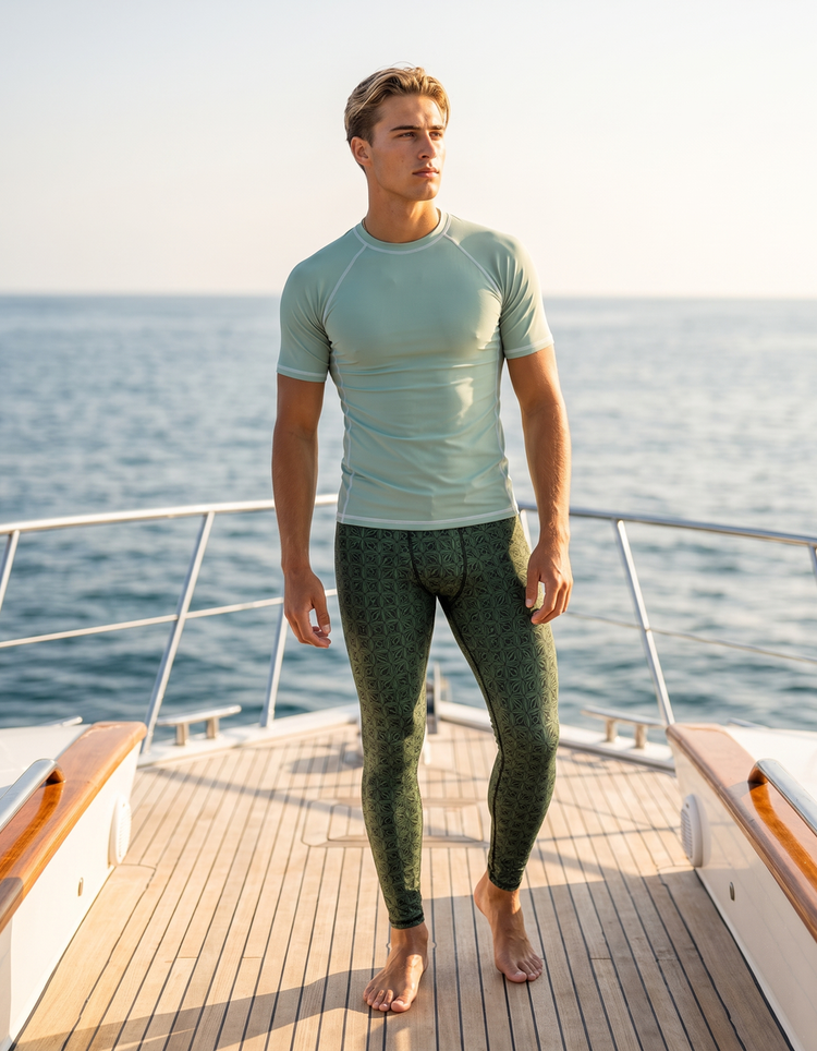 Men's Runway Emerald Chord Leggings