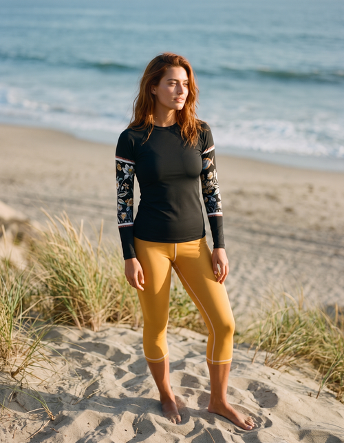 Golden Hour Capri Leggings Capri Leggings — Lolekai