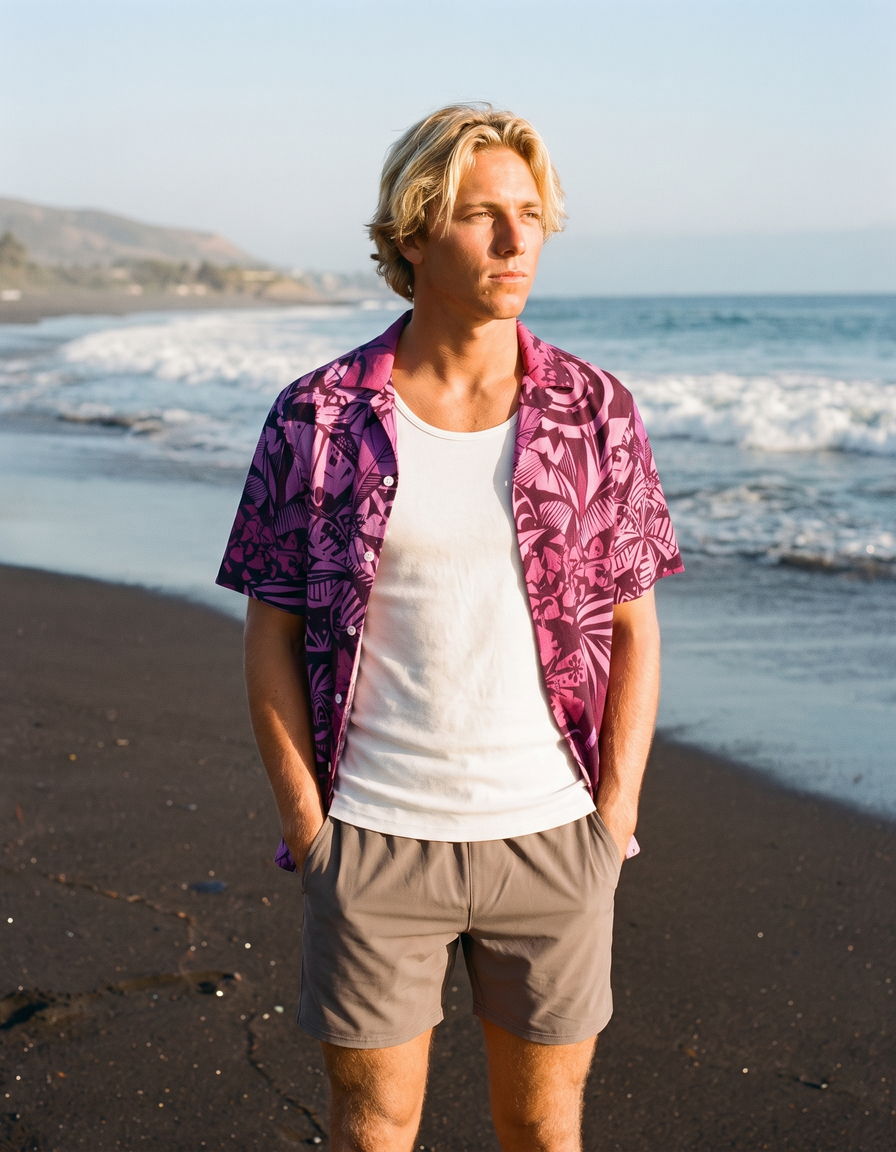 Hawaiian Shirts + Swim Trunks + Tank Top — view 1 of 7