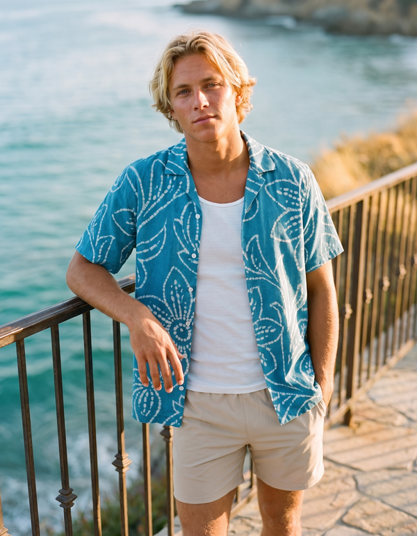 Hawaiian Shirts + Swim Trunks + Tank Top