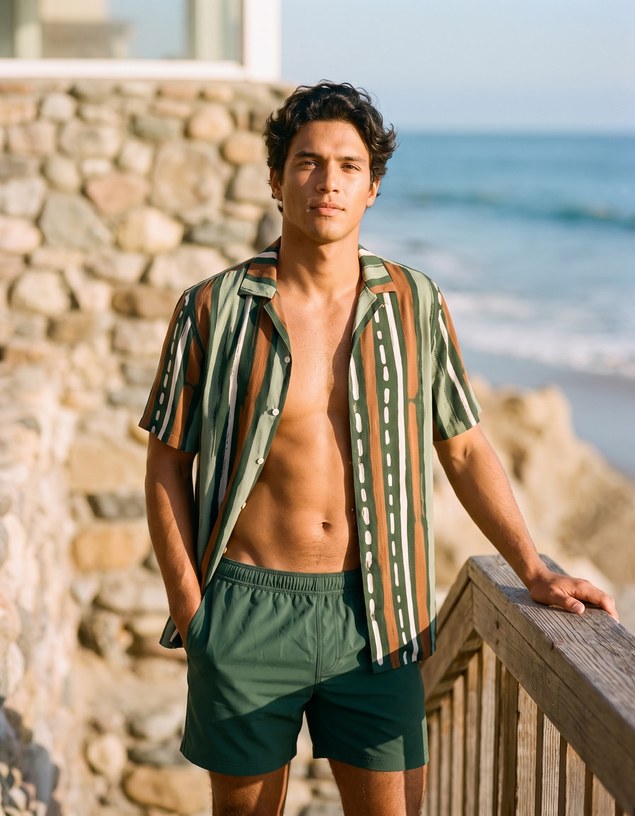 Hawaiian Shirts + Swim Trunks — view 1 of 5