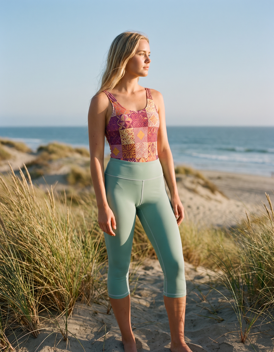 One-Piece + Swim/Gym Capri Leggings — view 1 of 4