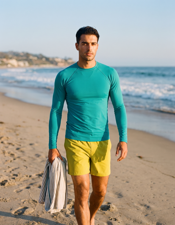 Swim Trunks + Rashguard