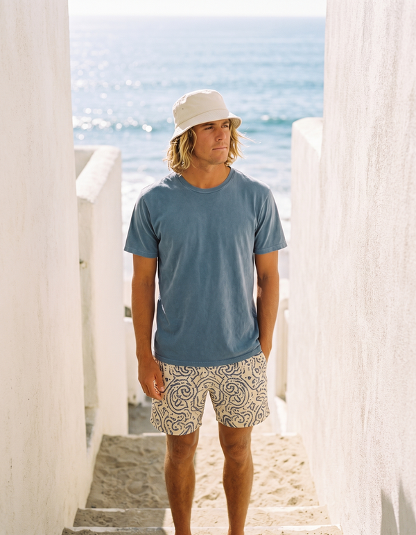 Swim Trunks + Bucket Hat