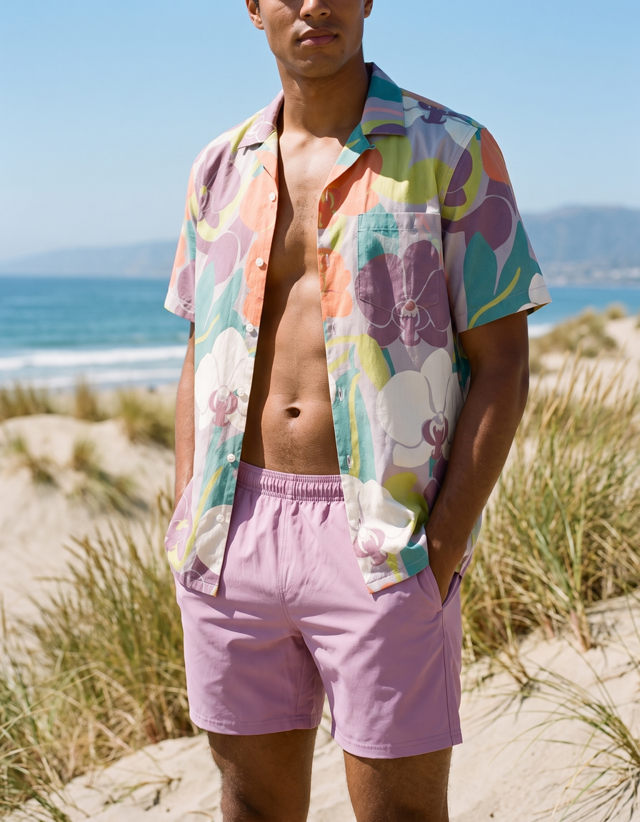 Hawaiian Shirts + Swim Trunks — view 1 of 5