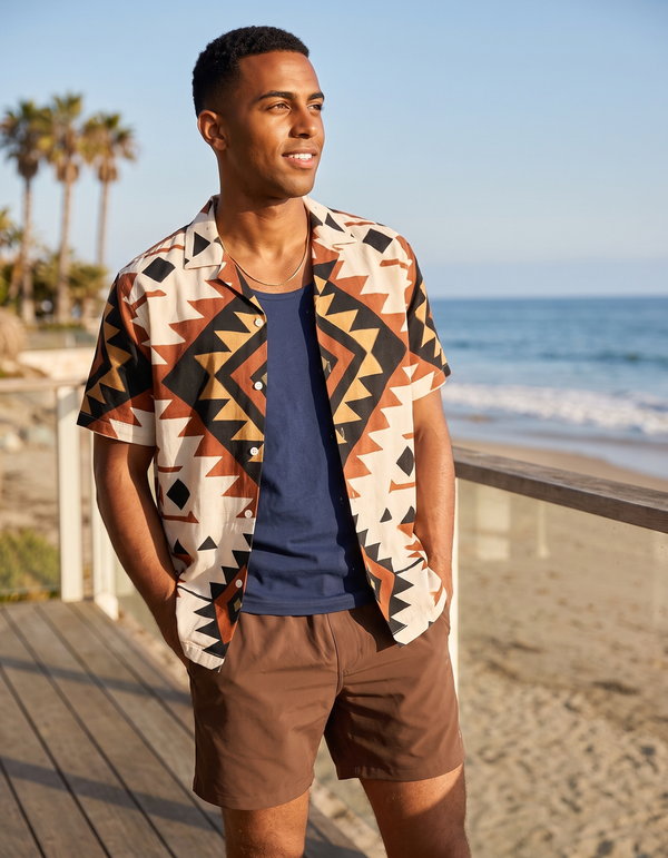 Hawaiian Shirts + Swim Trunks + Tank Top