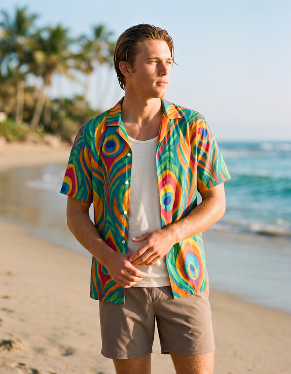 Hawaiian Shirts + Swim Trunks + Tank Top