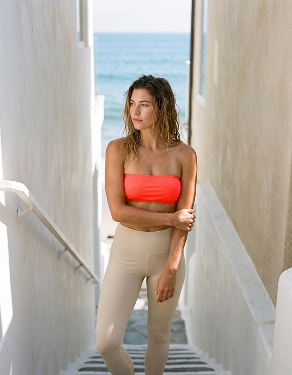 Bikini Top + Swim/Gym Leggings