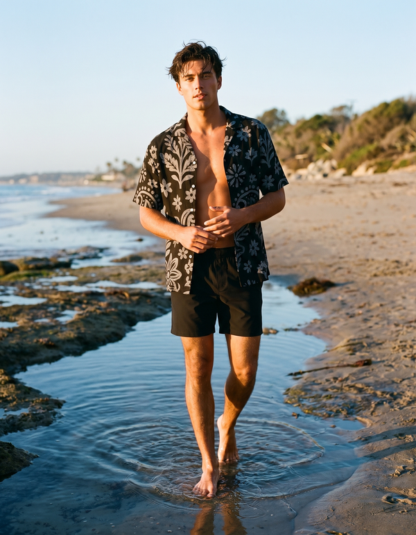 Hawaiian Shirts + Swim Trunks