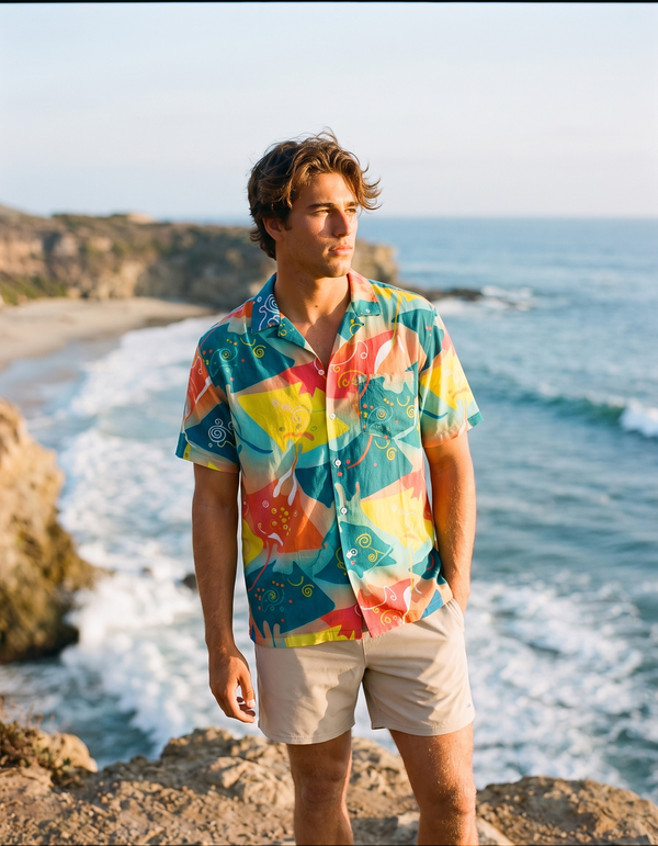 Hawaiian Shirts + Swim Trunks
