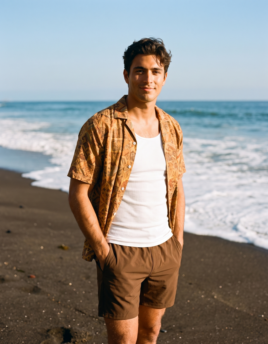 Hawaiian Shirts + Swim Trunks + Tank Top — view 1 of 7