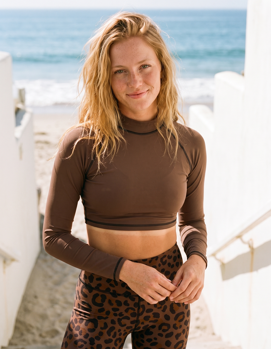 Crop Rashguard + Swim/Gym Leggings — view 1 of 4