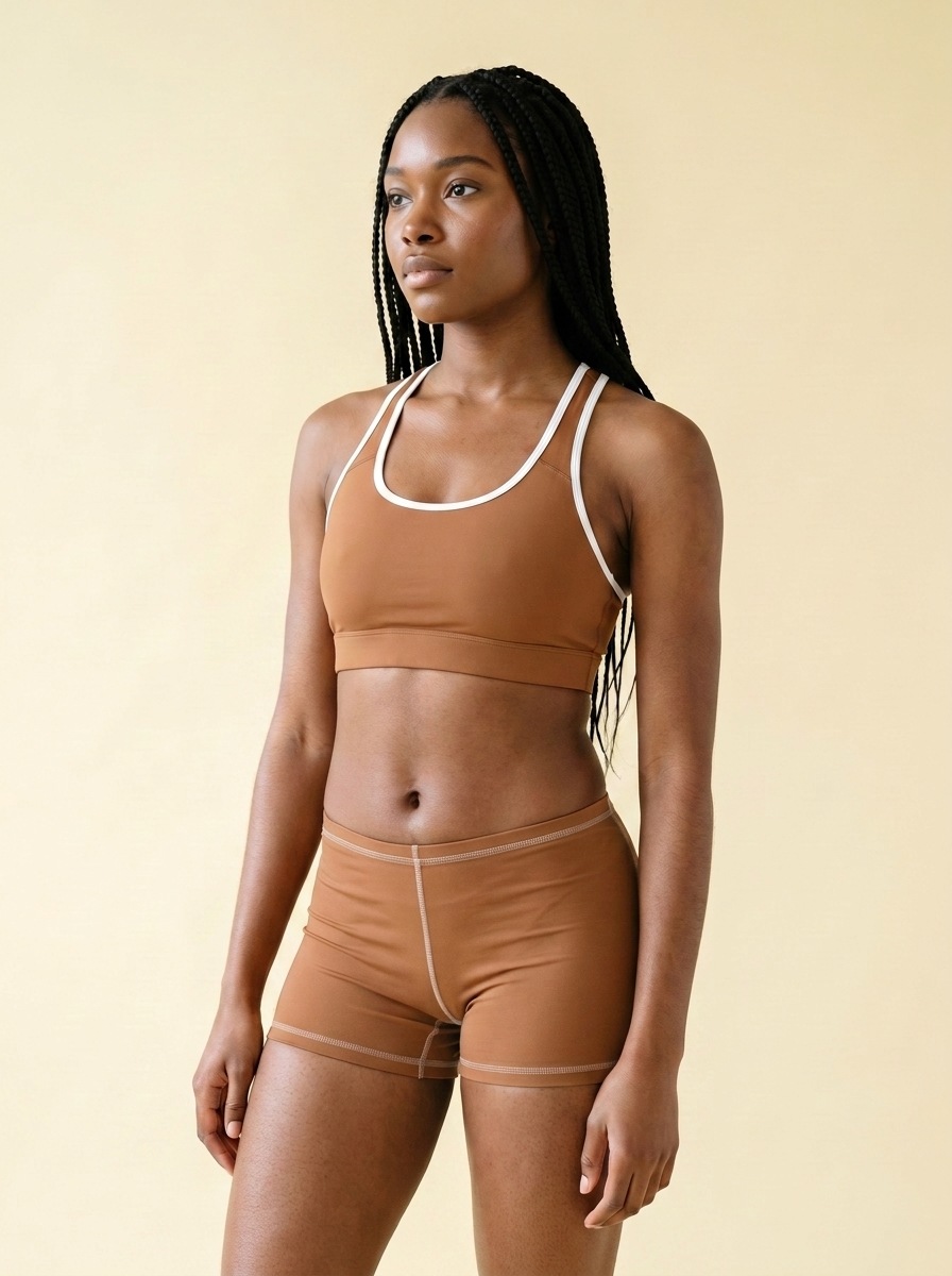Classic Sports Bra in Adobe