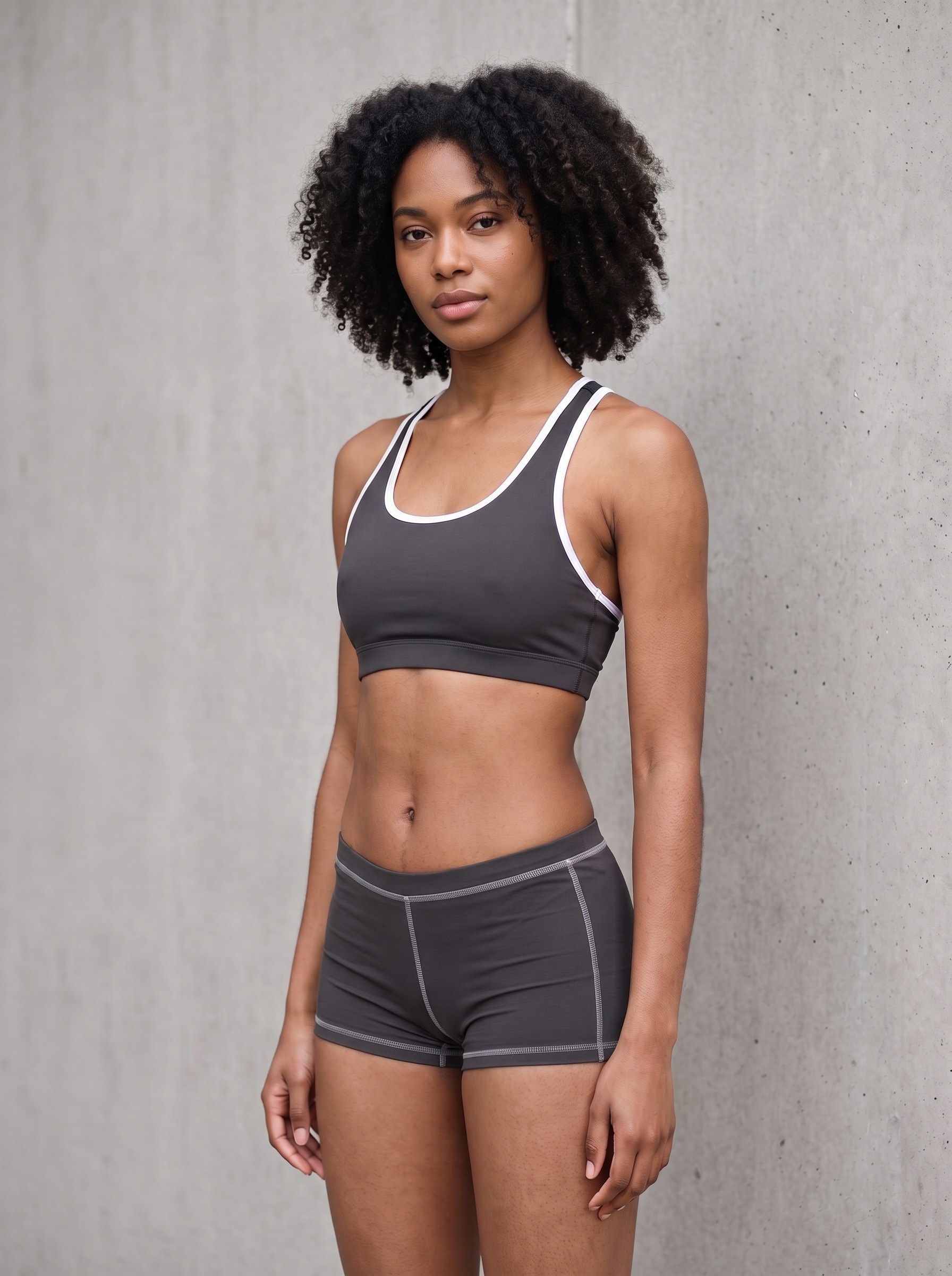 Classic Sports Bra in Anthracite