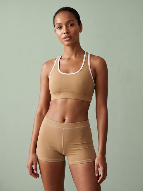 Camel Short Shorts Short Shorts — Lolekai