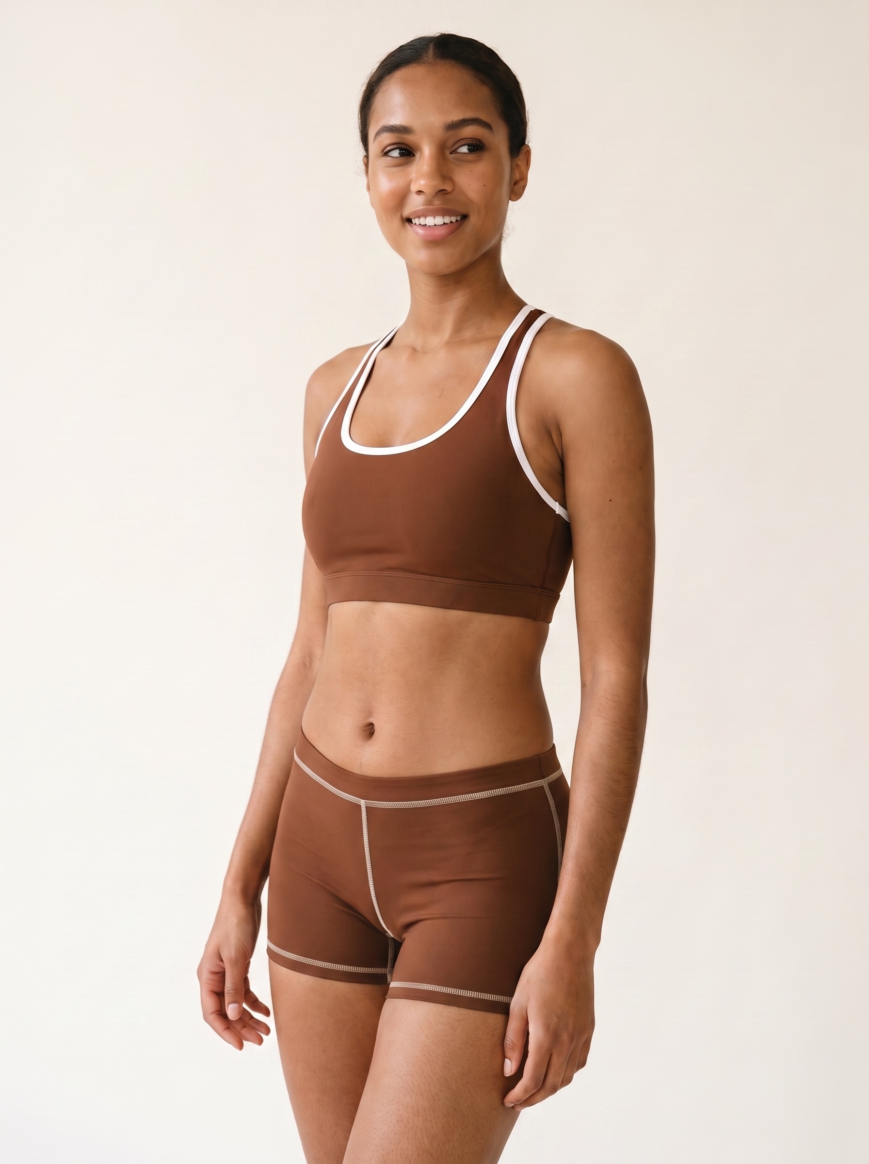 Classic Sports Bra in Chestnut