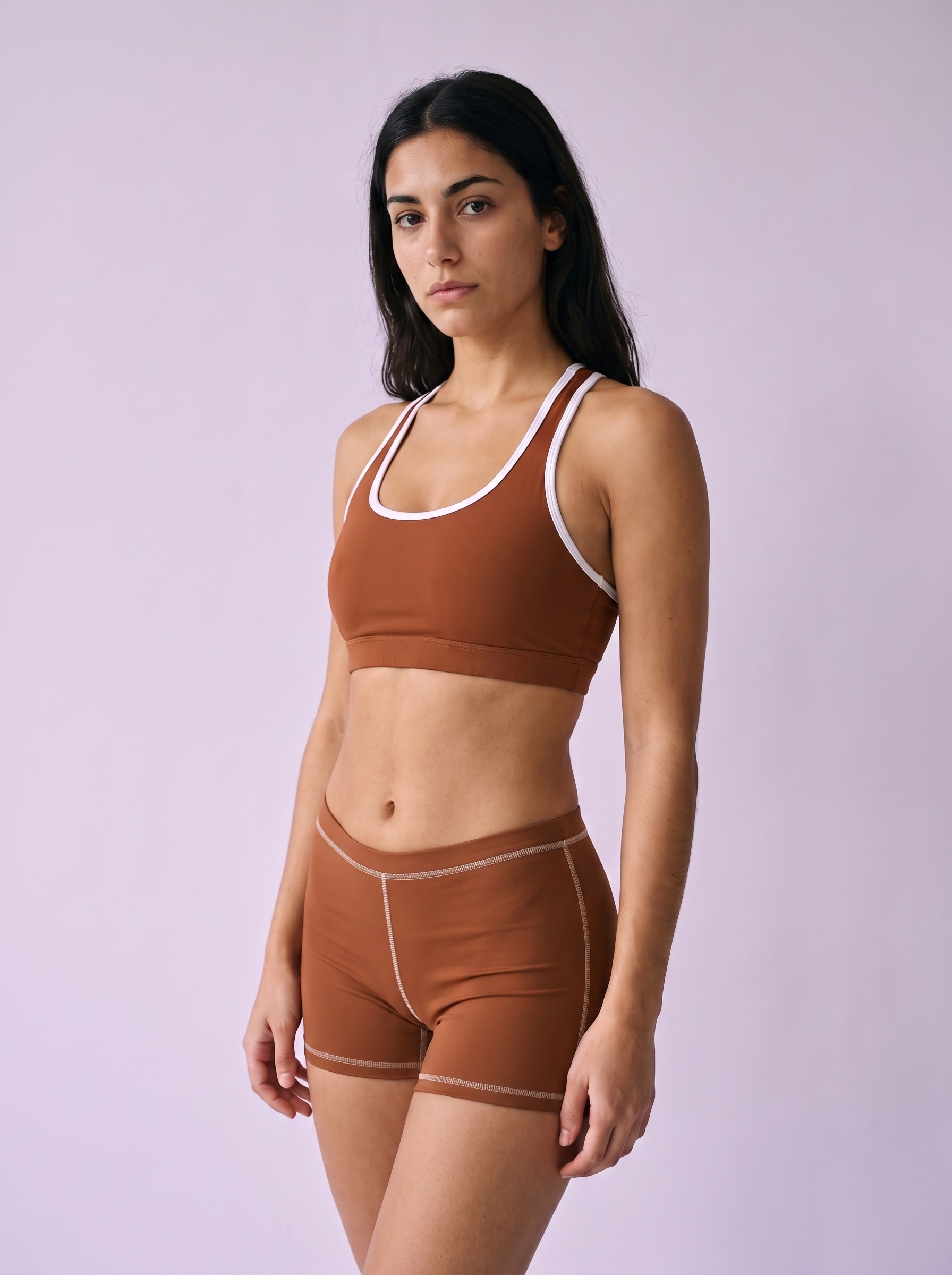 Short Shorts in Cinnamon