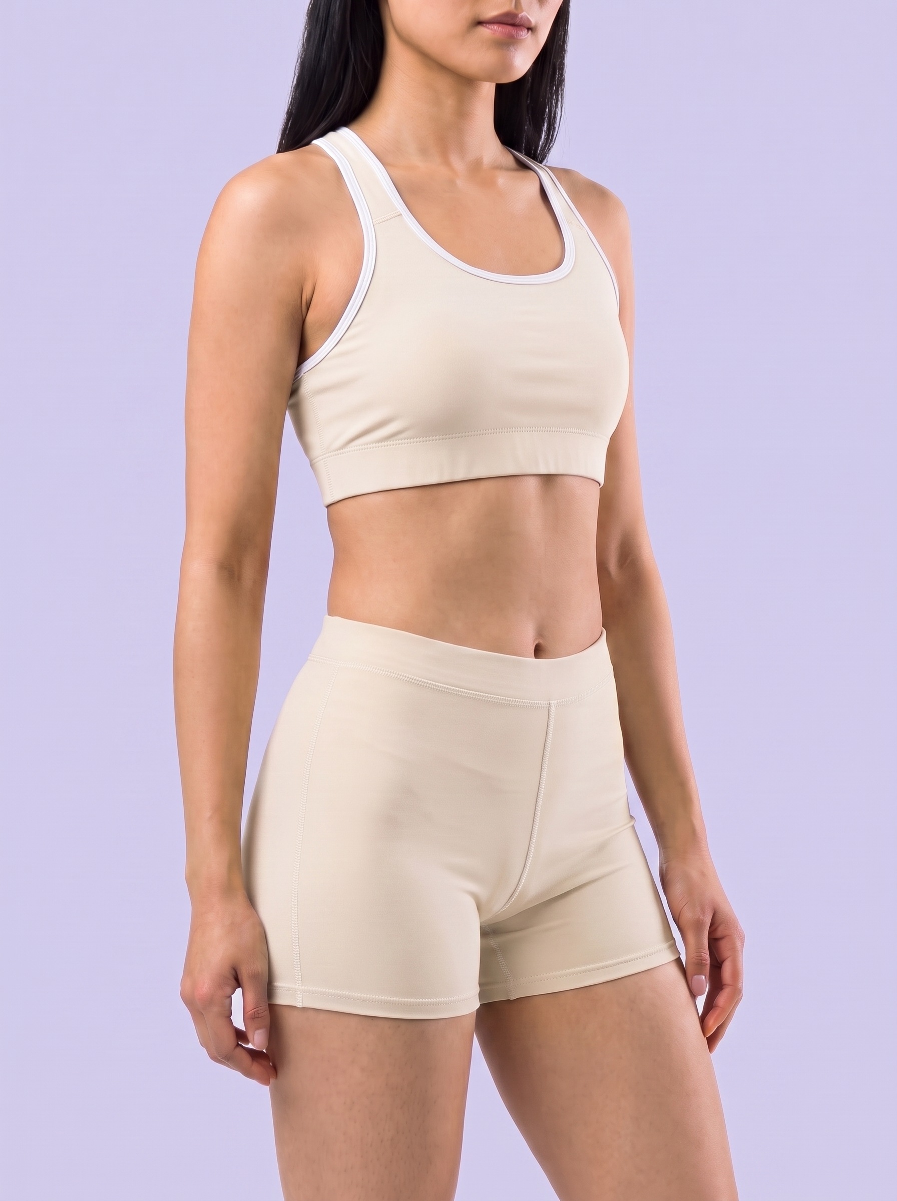 Classic Sports Bra in Coconut