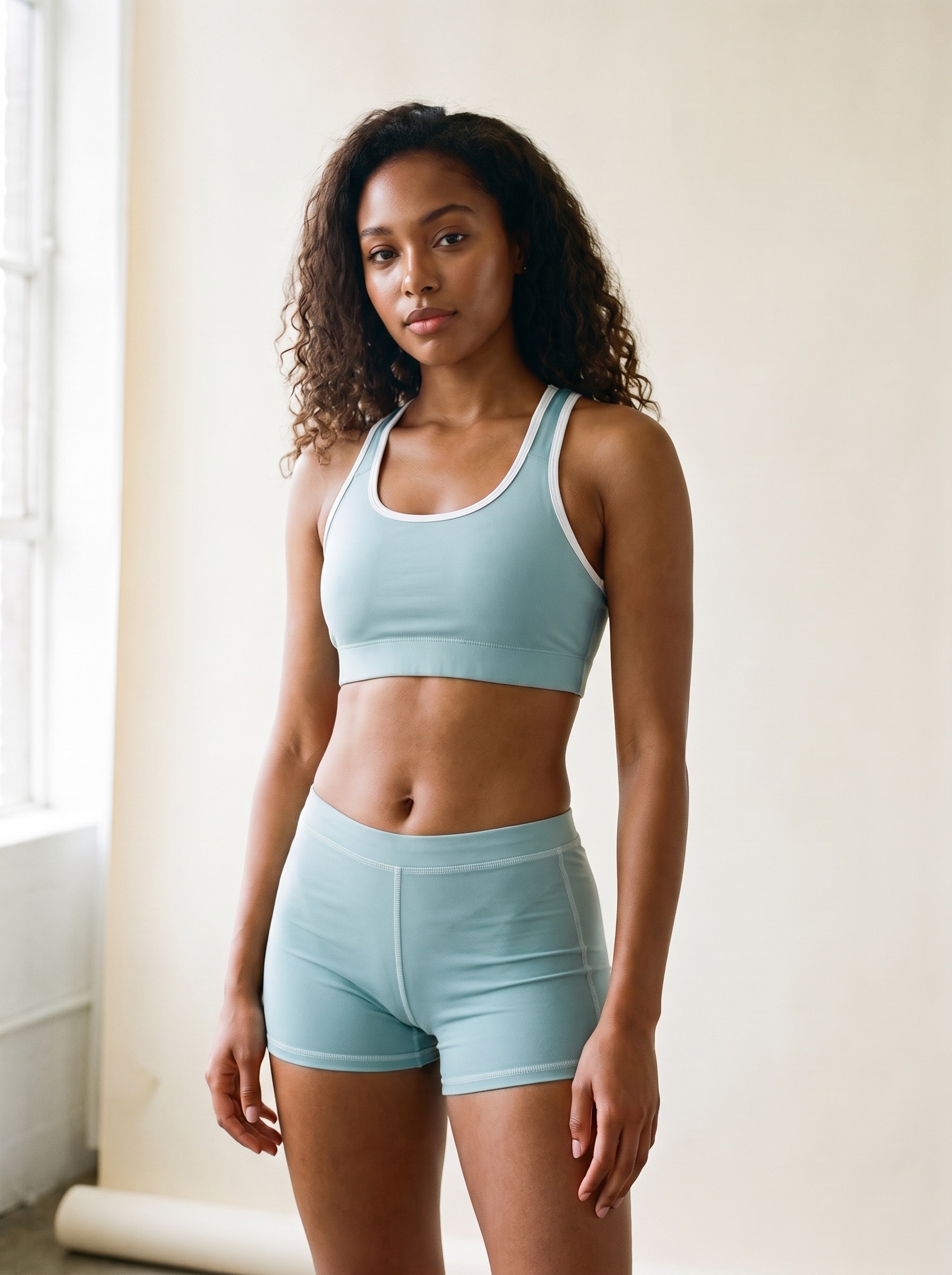 Classic Sports Bra in Duck Egg