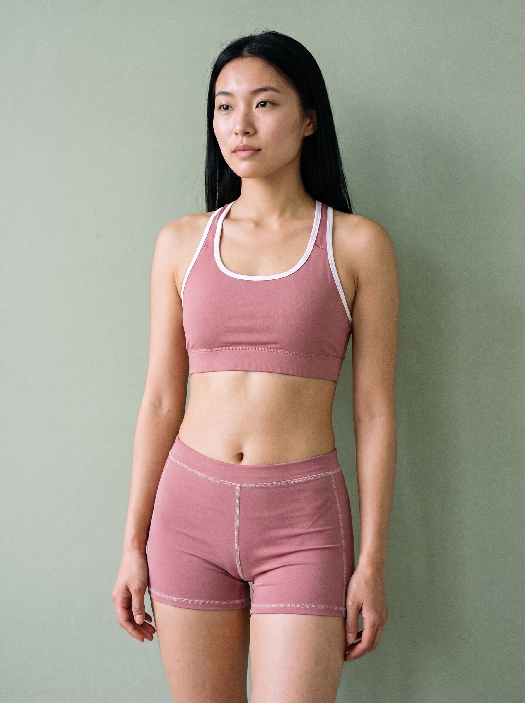Classic Sports Bra in Dusty Rose