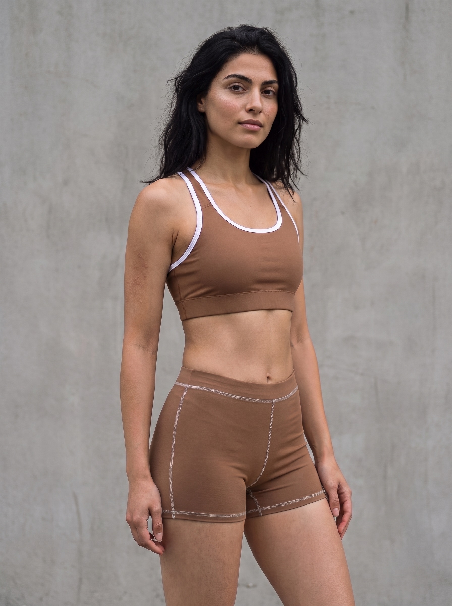 Classic Sports Bra in Hazelnut