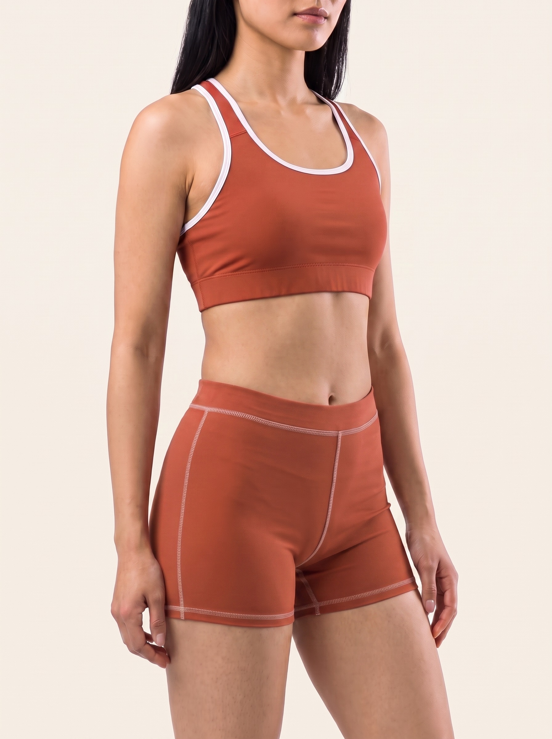 Classic Sports Bra in Henna