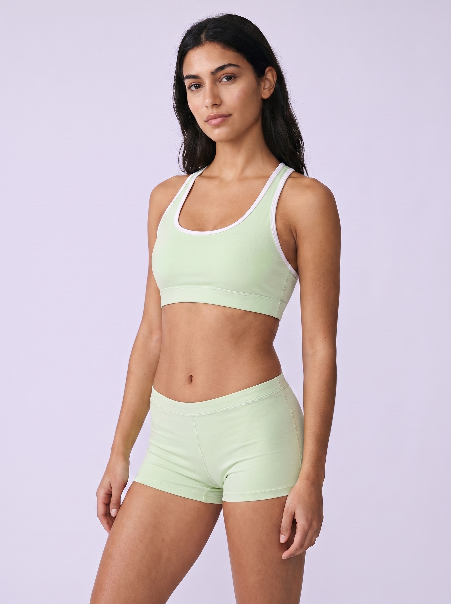 Classic Sports Bra in Honeydew