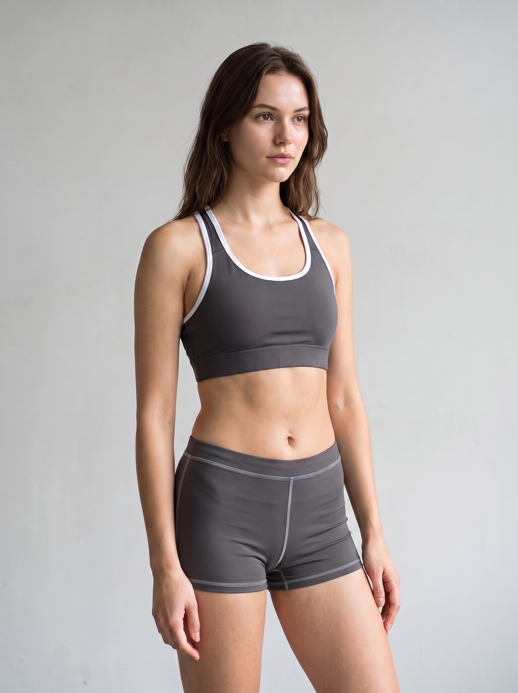 Classic Sports Bra in Iron