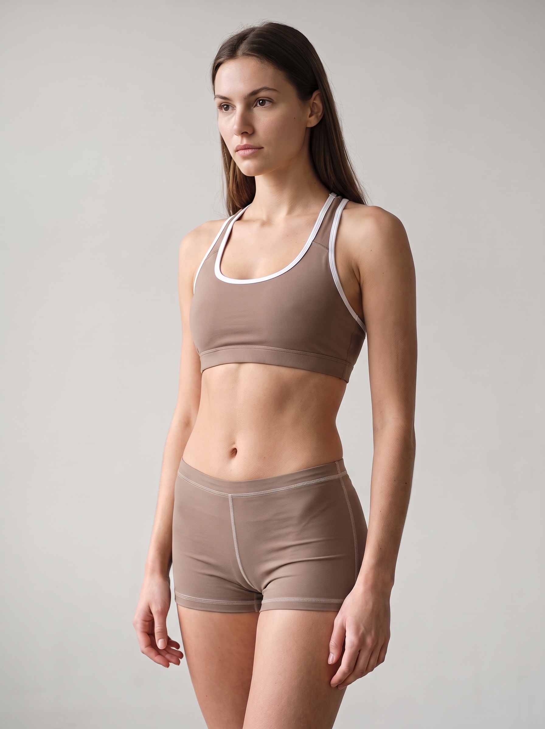 Classic Sports Bra in Jute