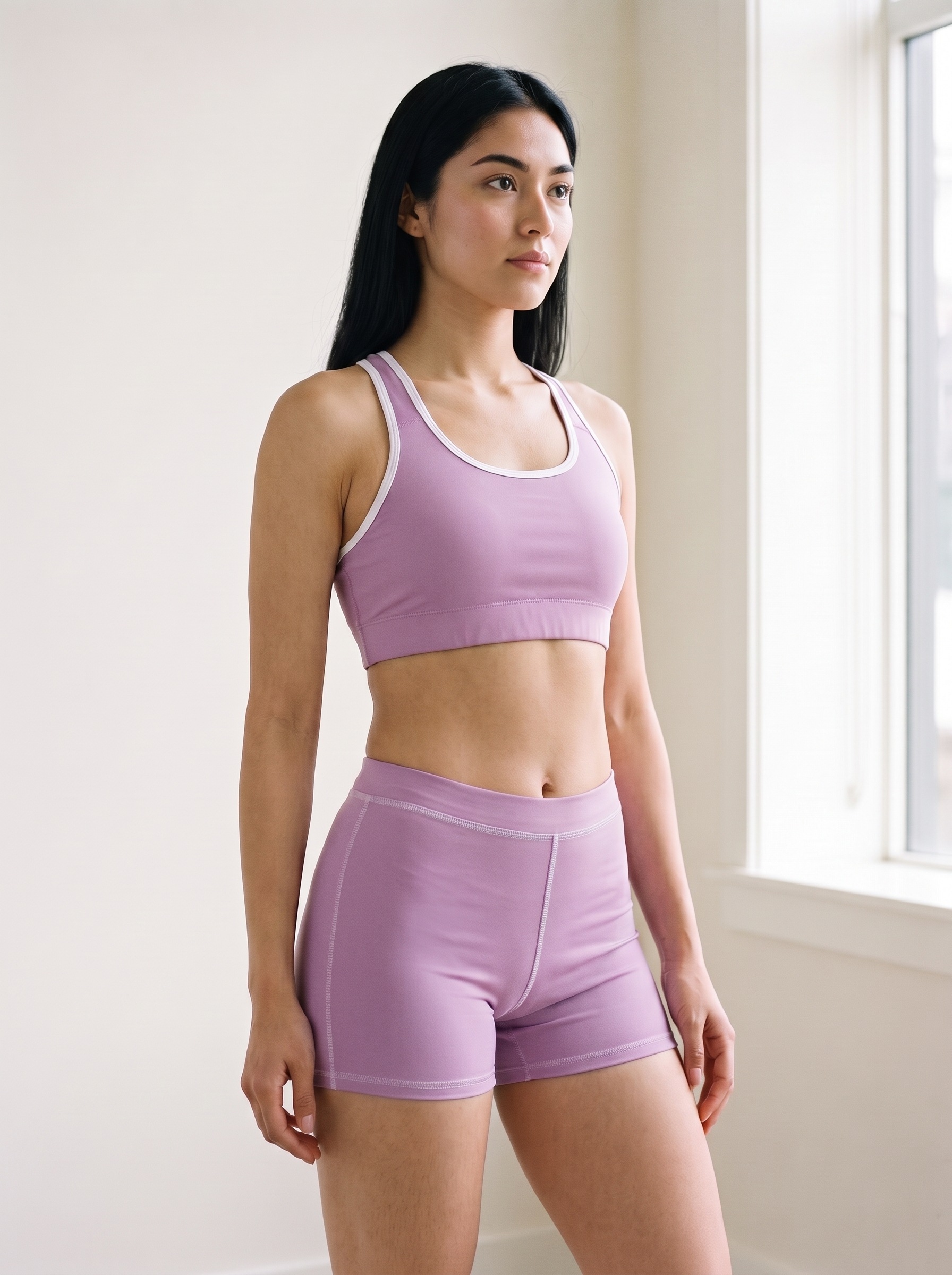Classic Sports Bra in Lilac