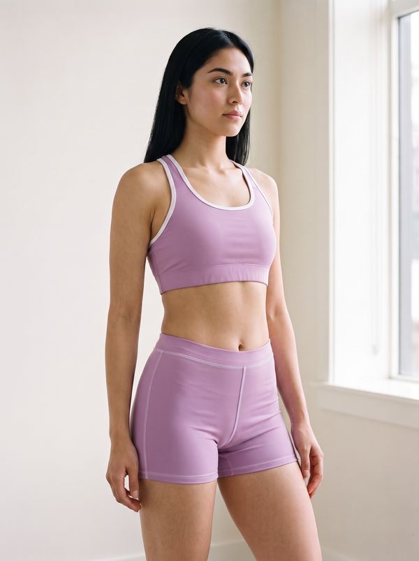 Lilac Short Shorts