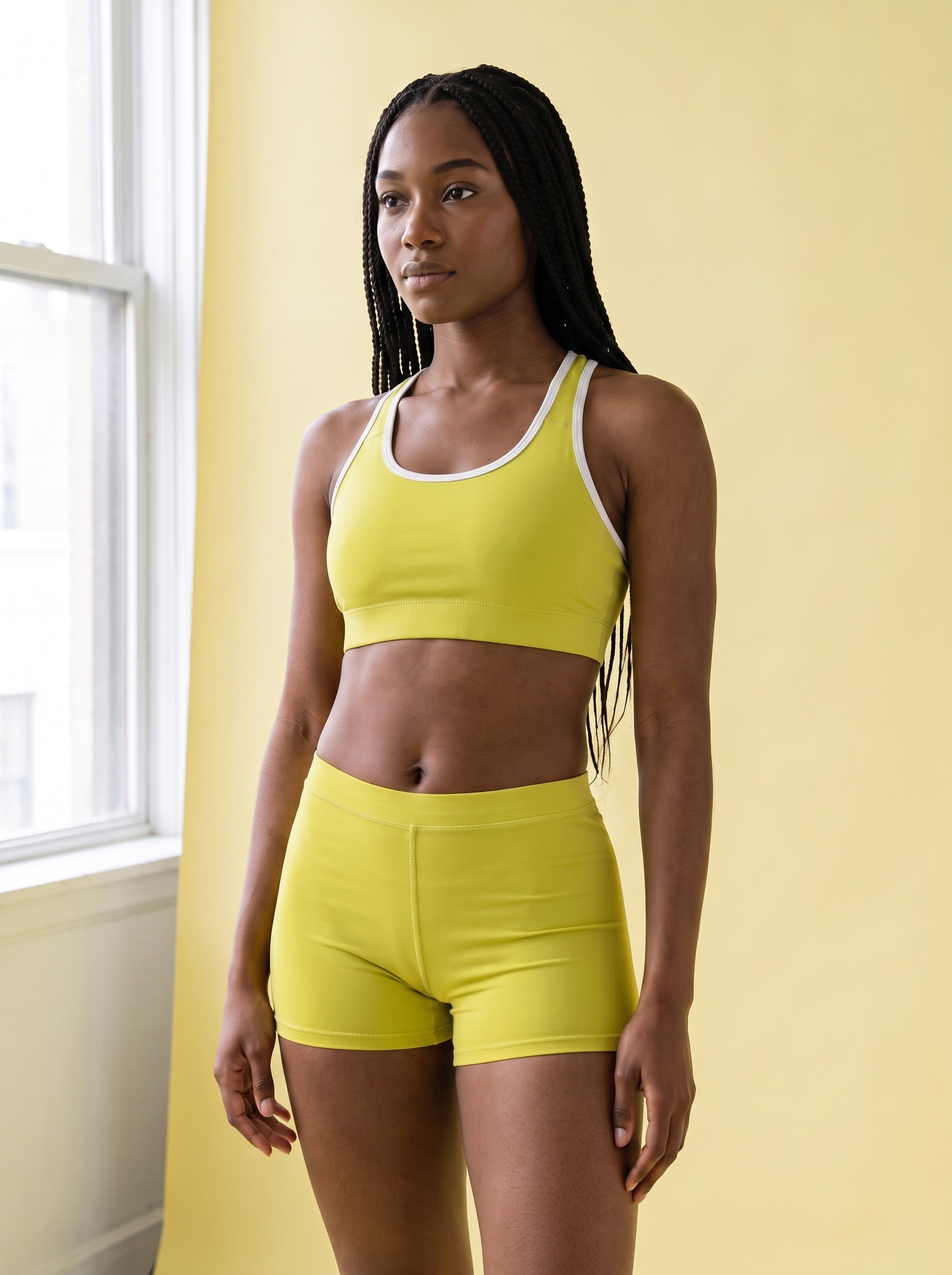Classic Sports Bra in Lime