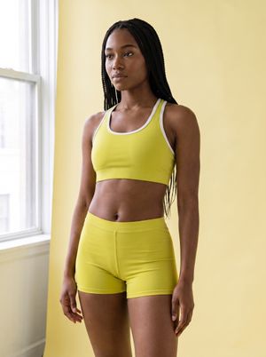 Lime Short Shorts Short Shorts — Lolekai